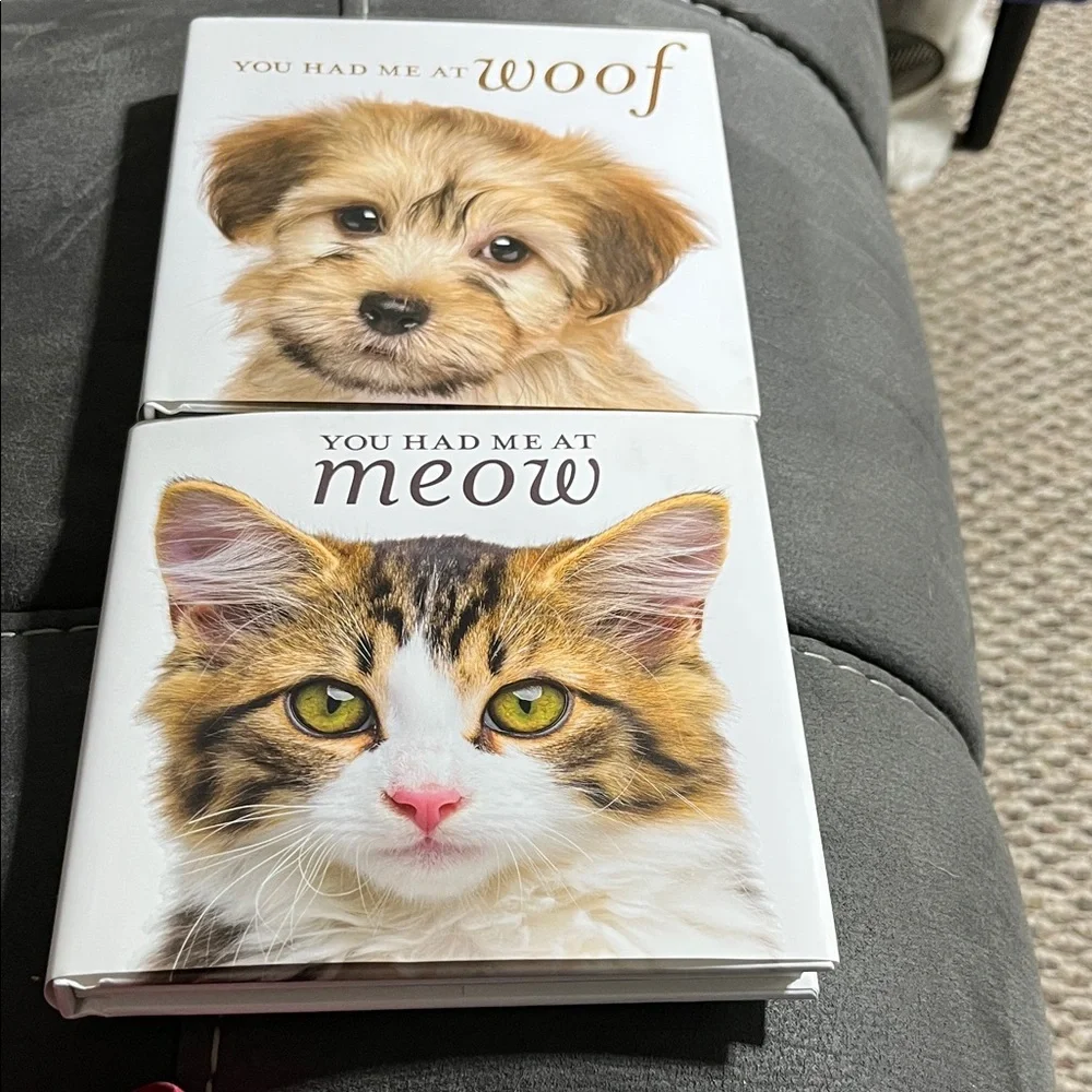 You Had Me at Woof and Meow Pet Lover's Book Set - Picture 1 of 1
